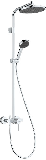 Душевая система Hansgrohe Activera S 240 1jet EcoSmart Varia Chrome 28875000