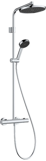 Душевая система Hansgrohe Activera S 240 1jet EcoSmart+ Ecostat Fine Varia Chrome 28083000