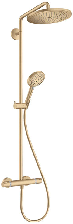 Душевая система Hansgrohe Croma Select S Showerpipe 280 1jet Brushed Bronze 26891140