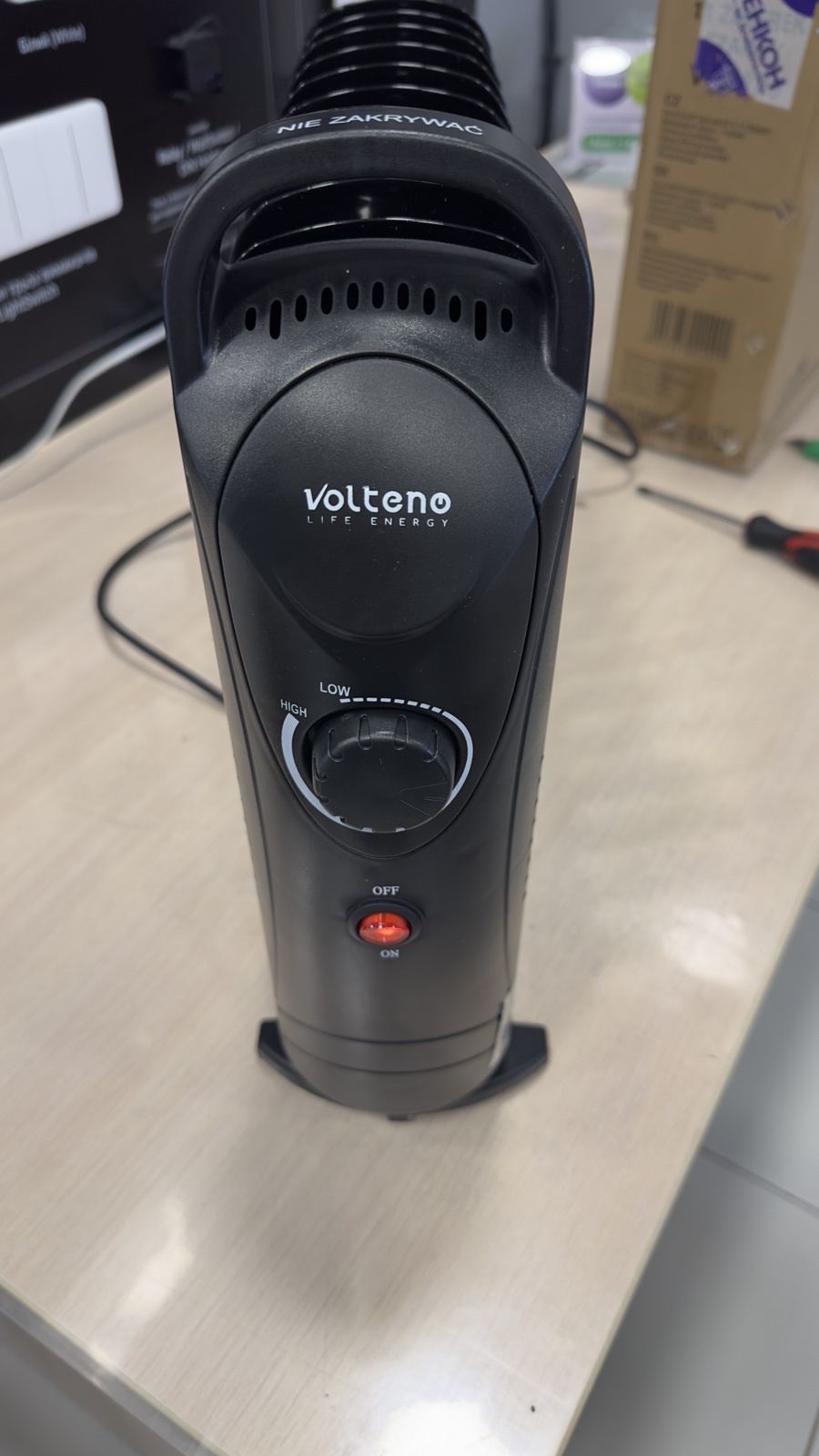 в продажу Масляний радіатор Volteno VO2829 mini (Уцінка) - фото 3