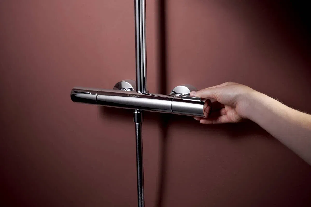 Душевая система Hansgrohe Raindance Alive S Puro 300 1jet EcoSmart Ecostat Element Chrome 24593000 отзывы - изображения 5