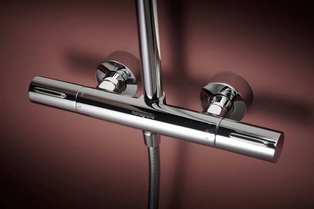 Душевая система Hansgrohe Raindance Alive S Puro 300 1jet EcoSmart Ecostat Element Chrome 24593000 инструкция - изображение 6