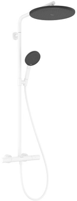 Душевая система Hansgrohe Raindance Alive S Puro 300 1jet Ecostat Element Matt White 24592700
