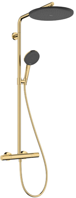 Душевая система Hansgrohe Raindance Alive S Puro 300 1jet Ecostat Element Polished Gold Optic 24592990