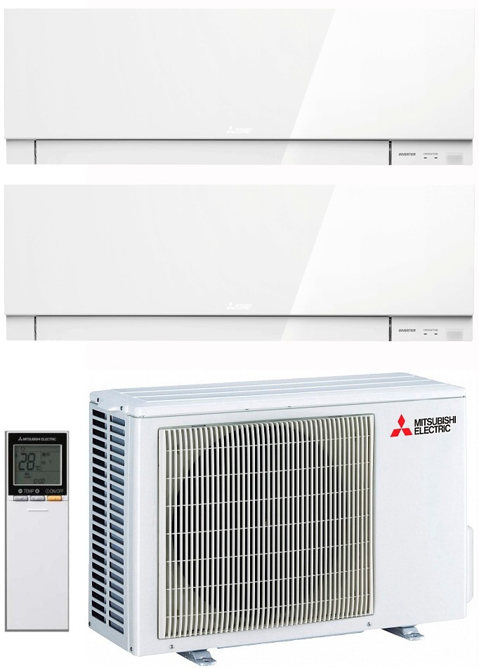 Комплект мульти-спліт системи Mitsubishi Electric Design White Multi 42 (6+9)