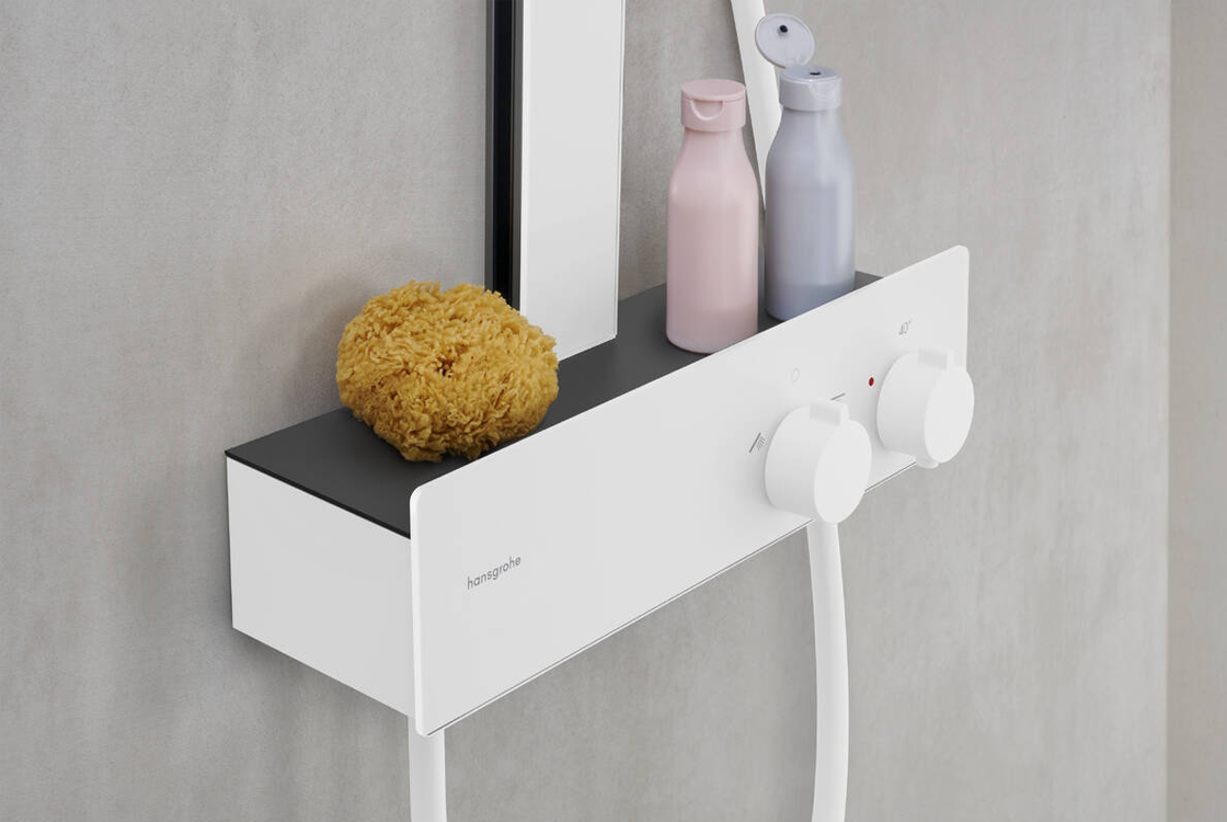 продаём Hansgrohe Rainfinity Showerpipe 250 1jet EcoSmart Matt White 28742700 в Украине - фото 4