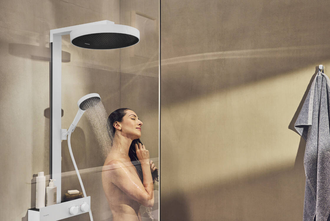 в продаже Душевая система Hansgrohe Rainfinity 360 1jet Matt White 26853700 - фото 3