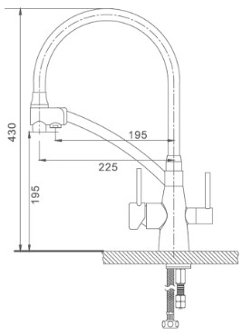 Gappo G4398-13 (1046765) Габаритные размеры