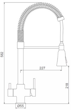 Gappo G4398-69 (1046766) Габаритные размеры