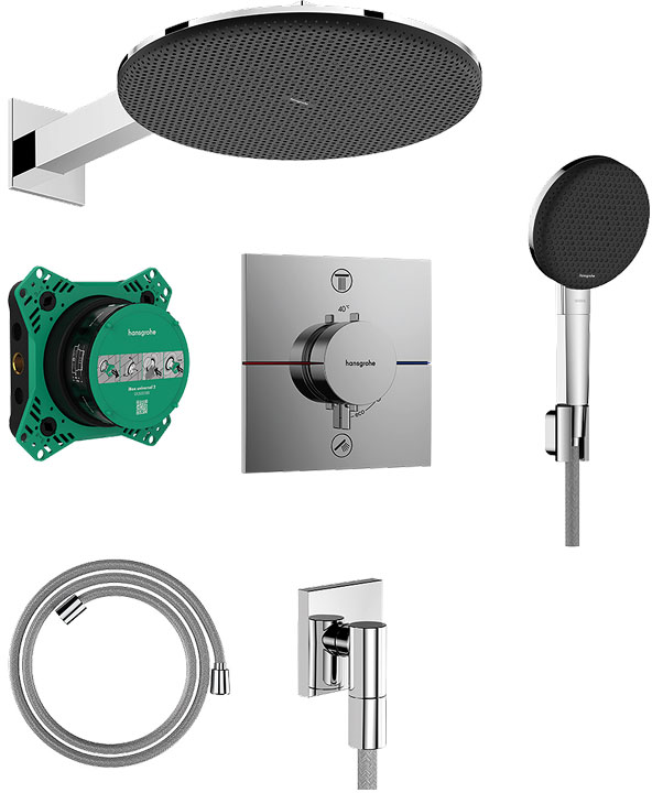 Душевая система Hansgrohe Raindance Alive S 300 1jet Chrome 24630000