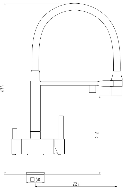 Gappo G4395-56 (1047632) Габаритные размеры