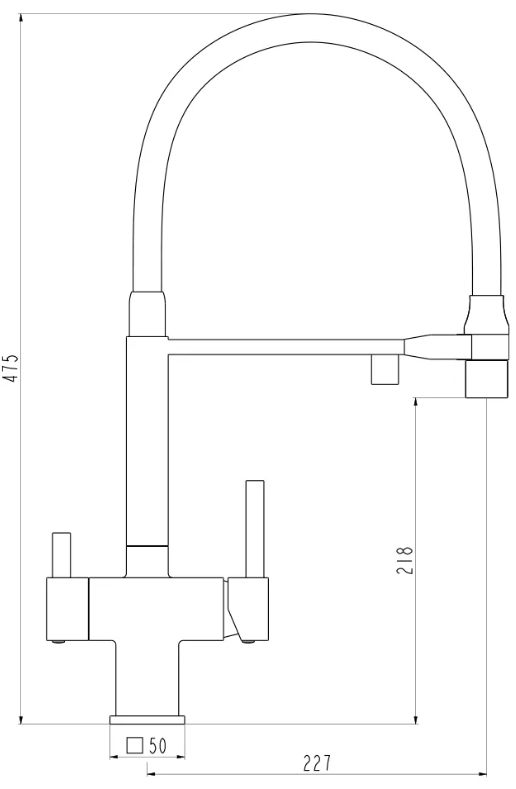 Gappo G4395-59 (1047633) Габаритные размеры