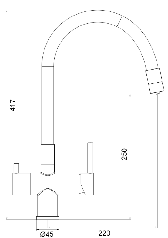 Gappo G4398-39 (1055874) Габаритні розміри
