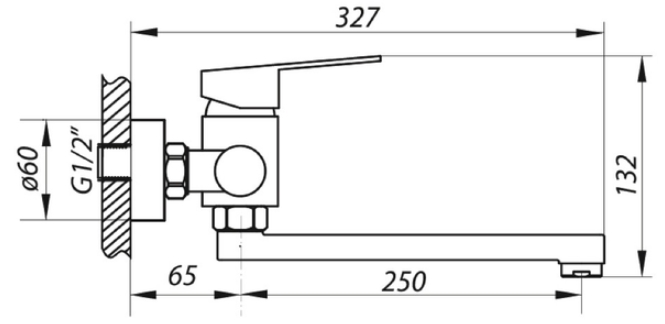 Wezer EKO12-01 (1034637) Габаритні розміри