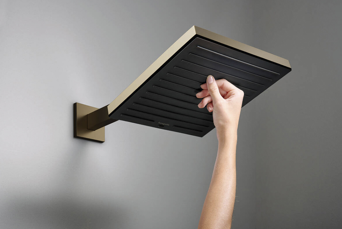 Верхний душ Hansgrohe Pulsify E 260 1jet EcoSmart+ Brushed Bronze 24333140 цена 25066 грн - фотография 2