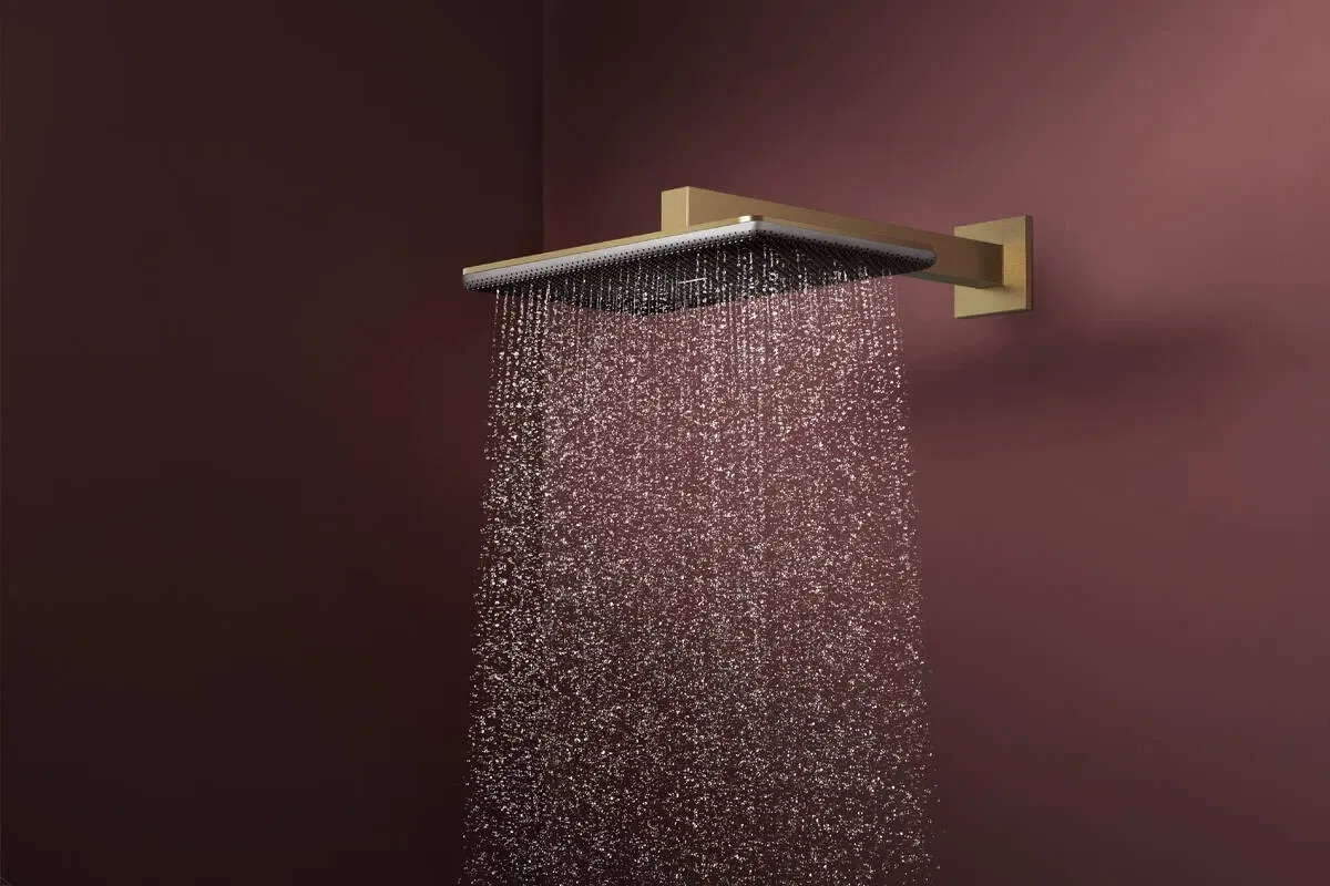 Верхний душ Hansgrohe Raindance Alive Q 340/210 1jet Brushed Bronze 24530140 цена 37926 грн - фотография 2