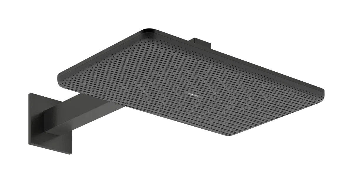 Верхний душ Hansgrohe Raindance Alive Q 340/210 1jet EcoSmart Brushed Black Chrome 24531340 цена 37926 грн - фотография 2