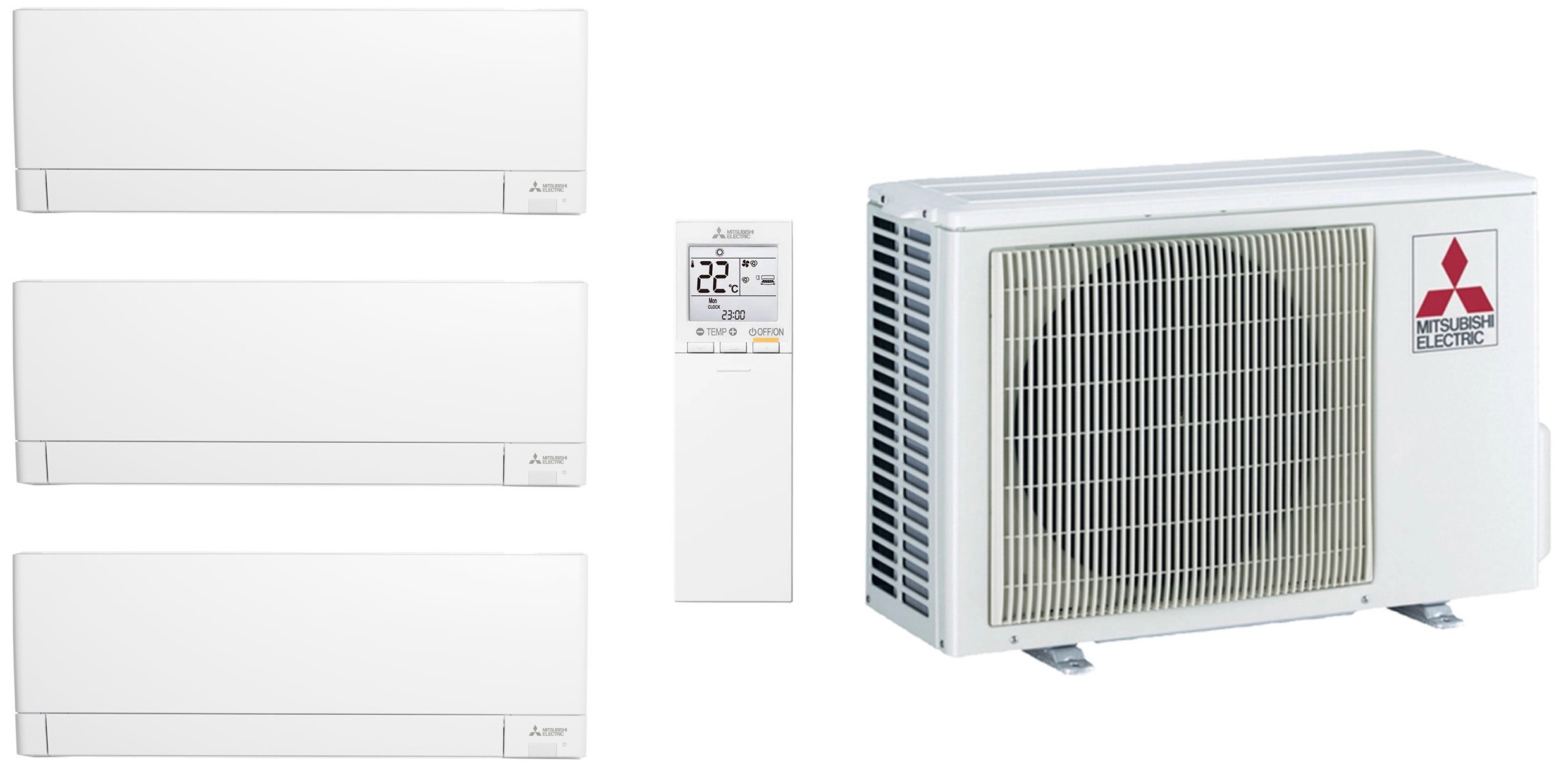 Комплект мульти-сплит системы Mitsubishi Electric Standard Multi 54 (5+7+7)