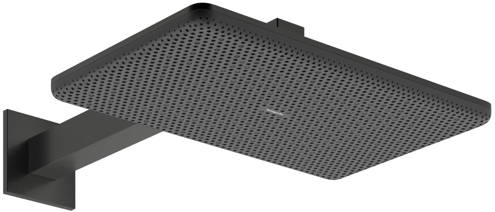 Верхній душ Hansgrohe Raindance Alive Q 340/210 2jet з тримачем Brushed Black Chrome 24550340