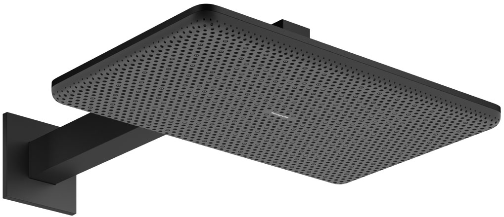 Верхній душ Hansgrohe Raindance Alive Q 340/210 2jet з тримачем Matt Black 24550670