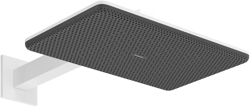 Верхній душ Hansgrohe Raindance Alive Q 340/210 2jet з тримачем Matt White 24550700