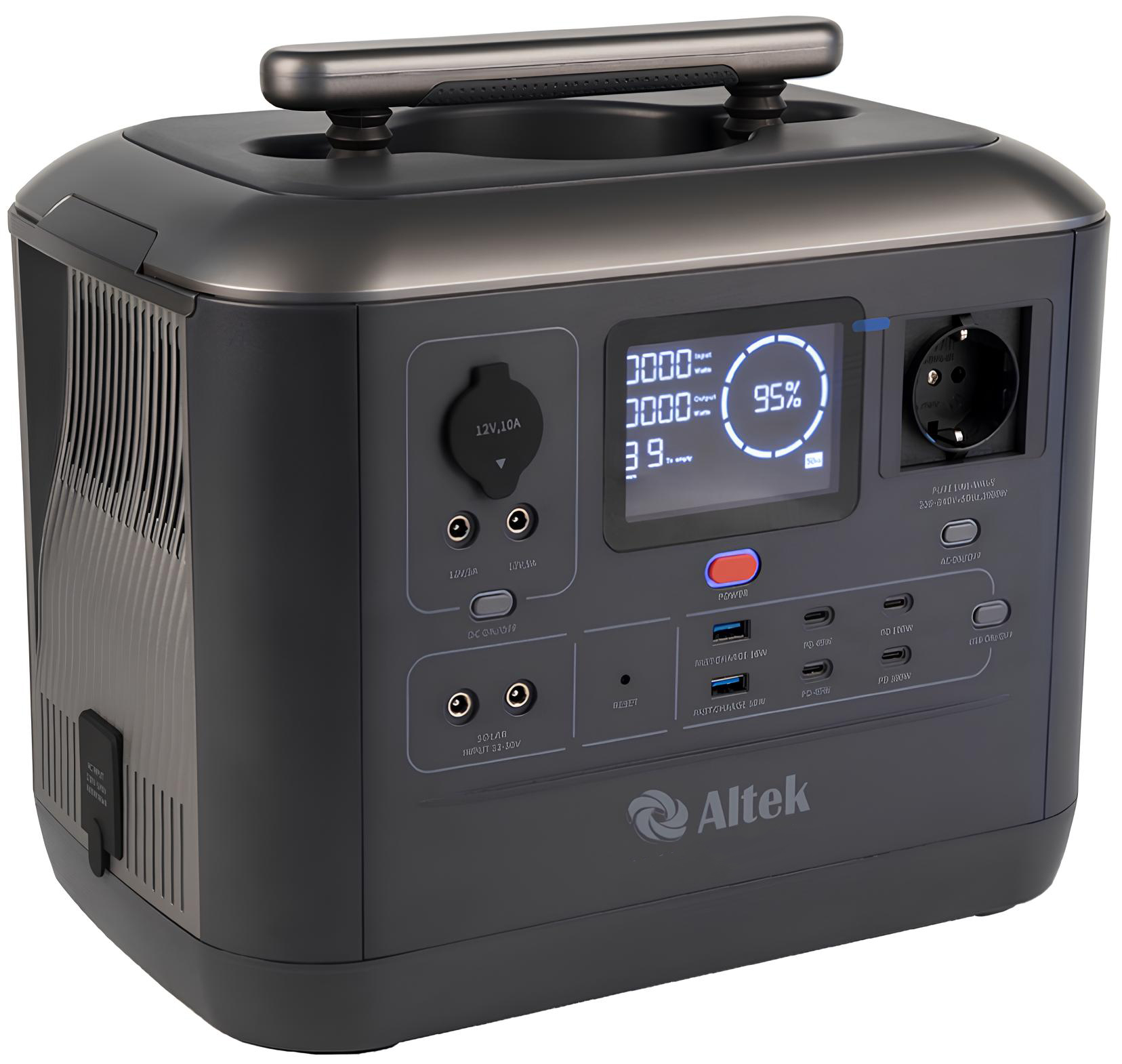 Портативна зарядна станція Altek CP 1000 + сонячна панель Altek ALT-120 ціна 26393 грн - фотографія 2