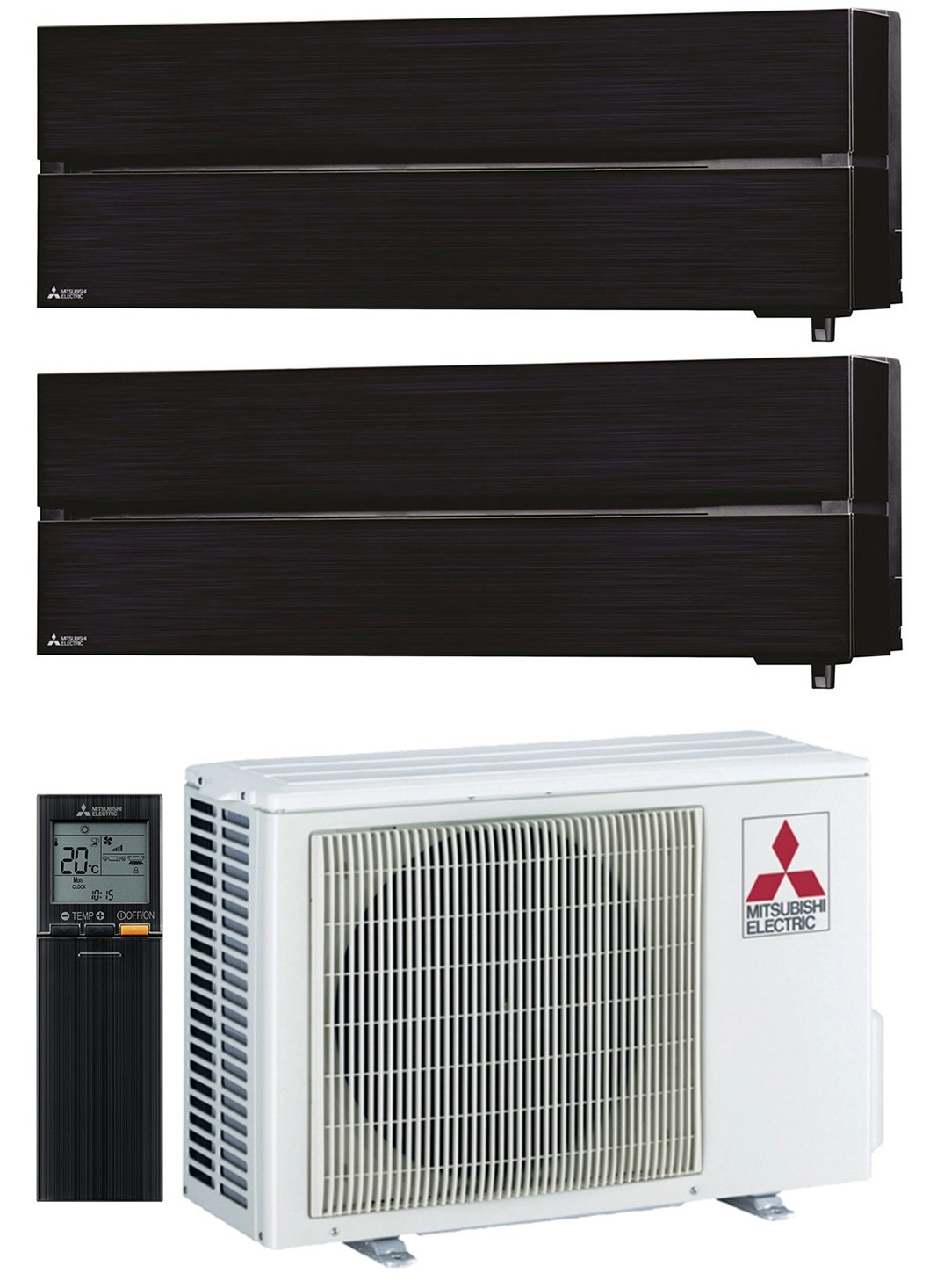 Комплект мульти-сплит системы Mitsubishi Electric Premium Black Multi 53 (6+12)