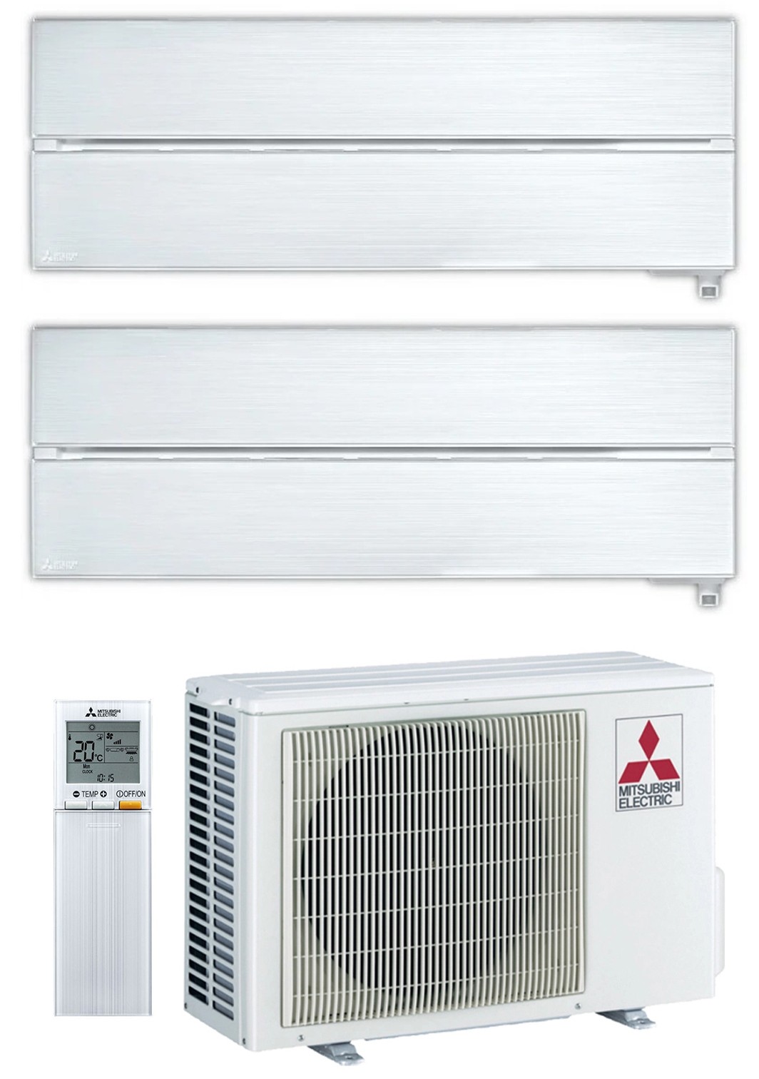 Комплект мульти-сплит системы Mitsubishi Electric Premium Pearl white Multi 33 (6+6)