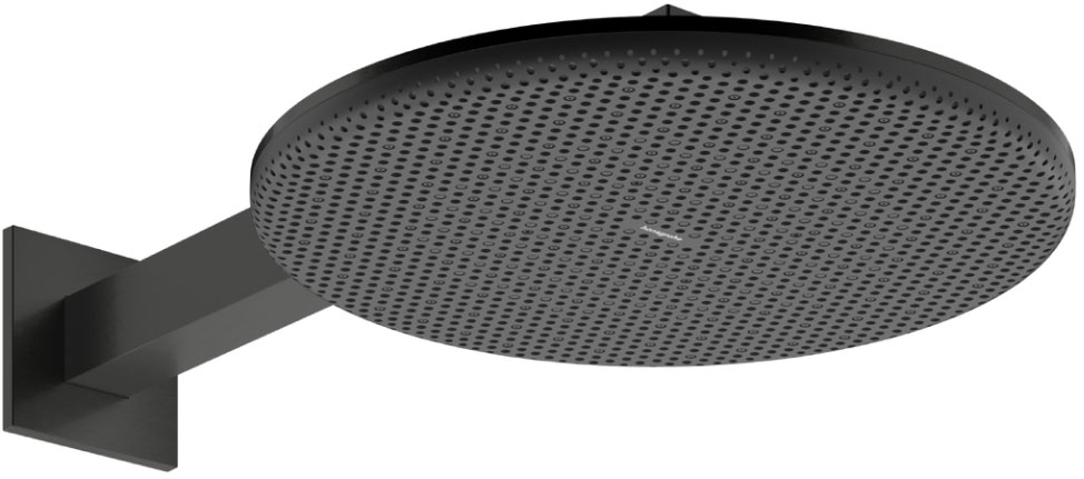 Верхній душ Hansgrohe Raindance Alive S 300 2jet EcoSmart з тримачем Brushed Black Chrome 24541340