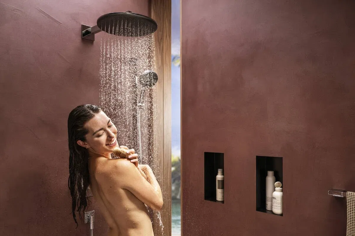 Верхній душ Hansgrohe Raindance Alive S 300 2jet EcoSmart з тримачем Chrome 24541000 відгуки - зображення 5