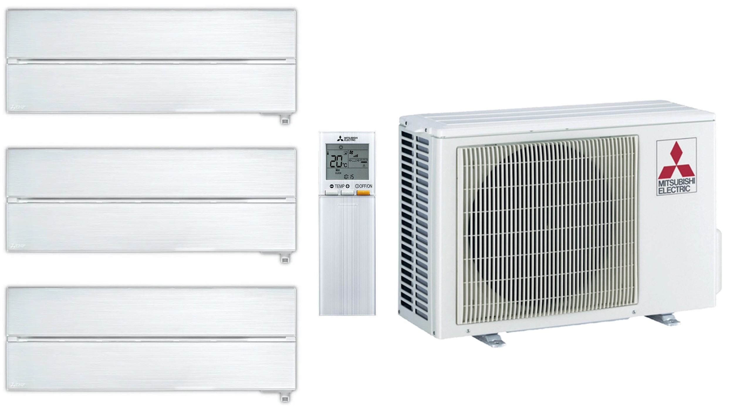 Комплект мульти-сплит системы Mitsubishi Electric Premium Pearl white Multi 68 (6+6+12)