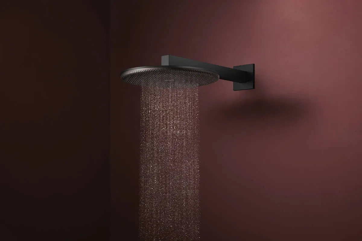 в продажу Верхній душ Hansgrohe Raindance Alive S 300 2jet EcoSmart з тримачем Matt Black 24541670 - фото 3