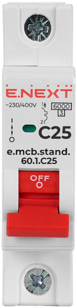 E.NEXT e.mcb.stand.60.1.C25 (s002110)
