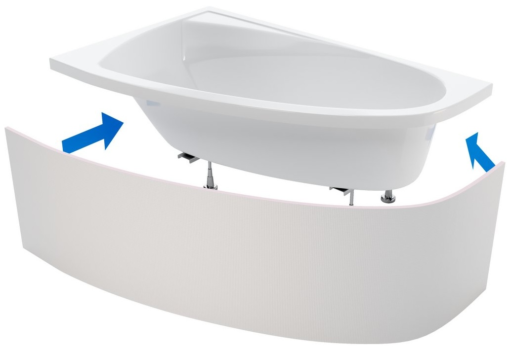 Панель для ванни під плитку Excellent Flex System (OBEX.N.250WH) ціна 14310 грн - фотографія 2