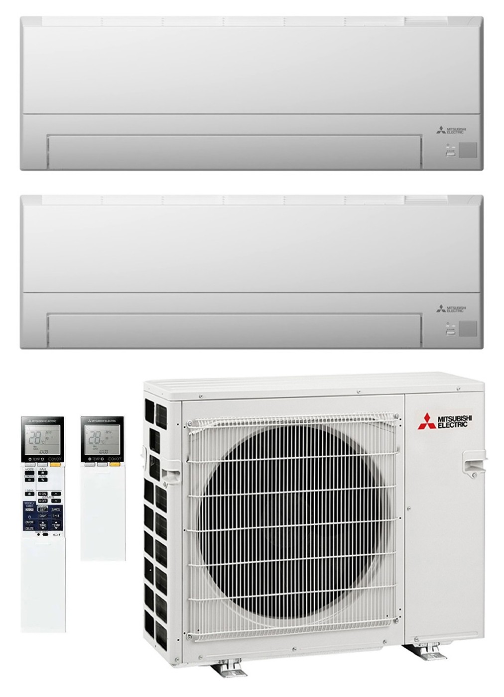 Комплект мульти-сплит системы Mitsubishi Electric FT Hyper Heating Multi 53 (9+9)