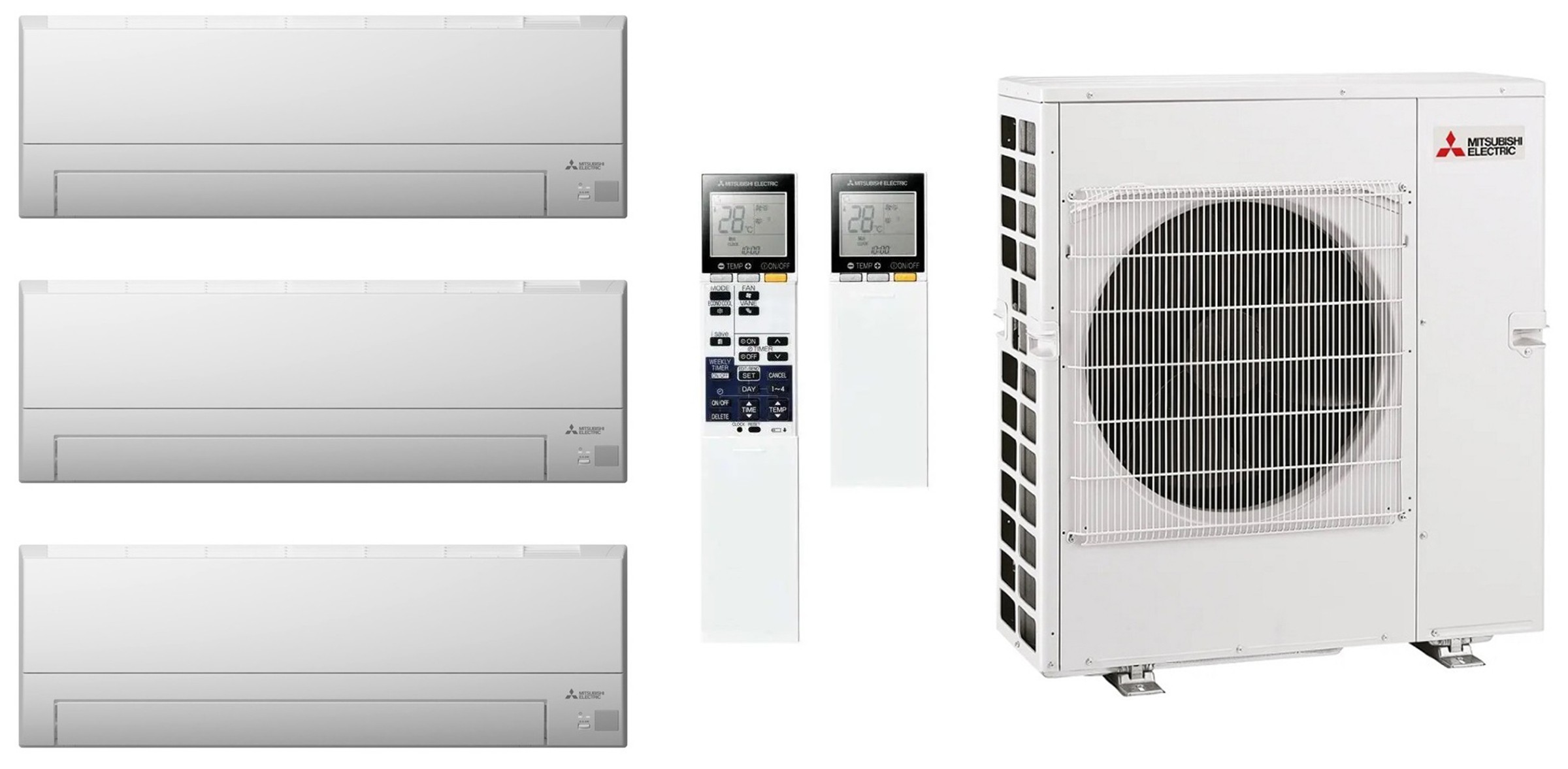 Комплект мульти-сплит системы Mitsubishi Electric FT Hyper Heating Multi 83 (9+9+9)