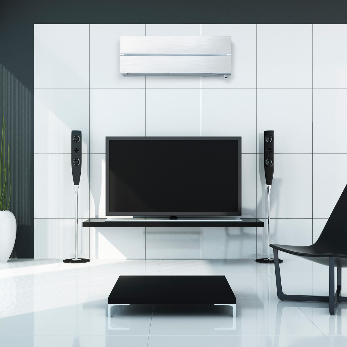 Комплект мульти-сплит системы Mitsubishi Electric Premium Hyper Heating White Multi 83 (9+9+12) характеристики - фотография 7