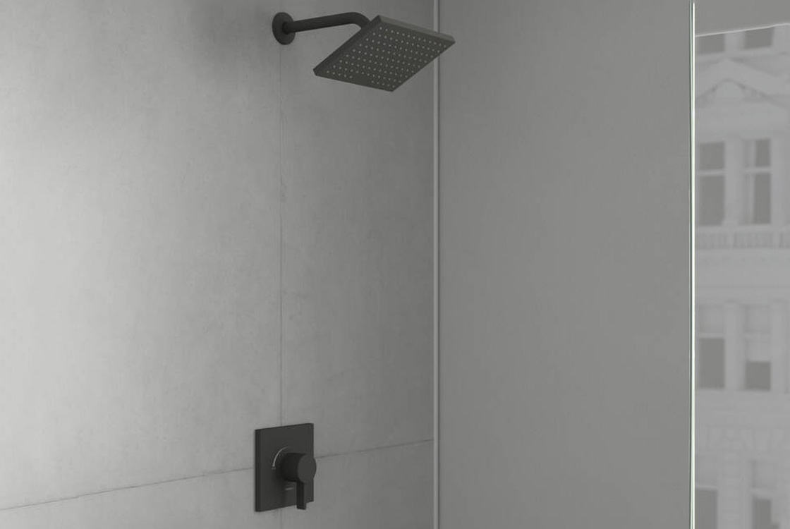 Верхний душ Hansgrohe Vernis Shape 230 1jet EcoSmart Matt Black 26283670 цена 9745 грн - фотография 2