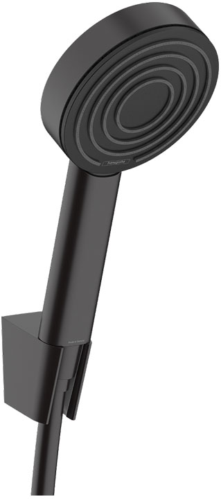 Душевой набор Hansgrohe Pulsify 105 1jet EcoSmart+ Porter Matt Black 24307670