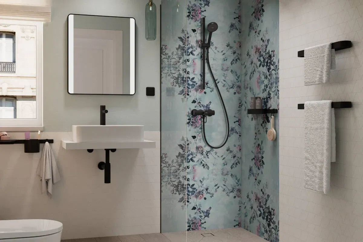 в продаже Душевой набор Hansgrohe Activera Select S 1jet EcoSmart 65 см Matt Black 28041670 - фото 3