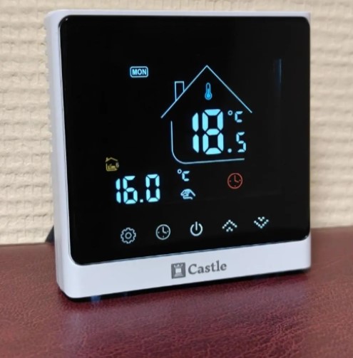 Терморегулятор Castle AC8400H WI-FI Белый цена 2000 грн - фотография 2