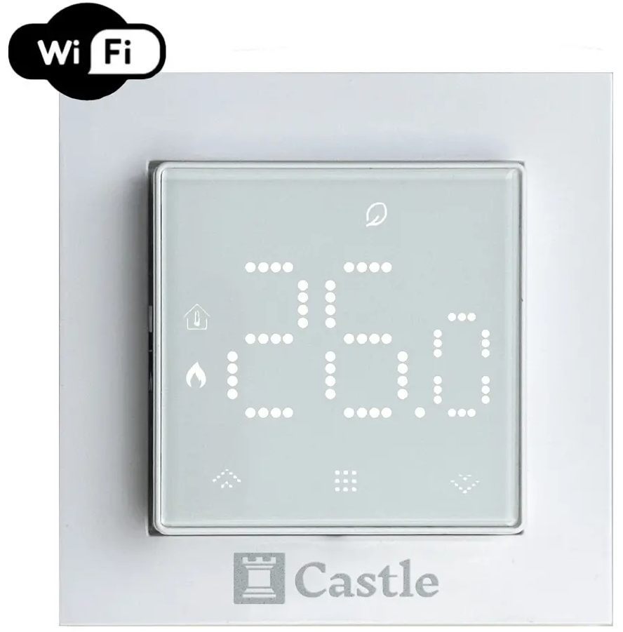 Терморегулятор Castle AC506H WI-FI білий