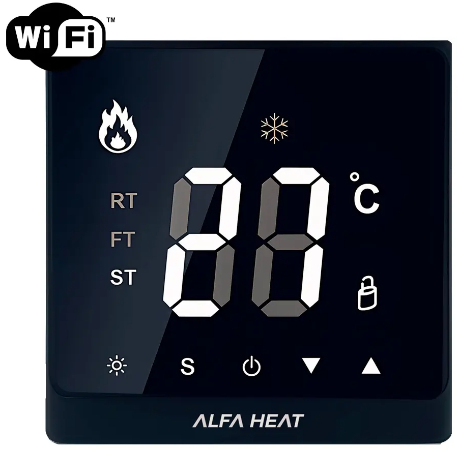 Alfa Heat Smart WI-FI черный