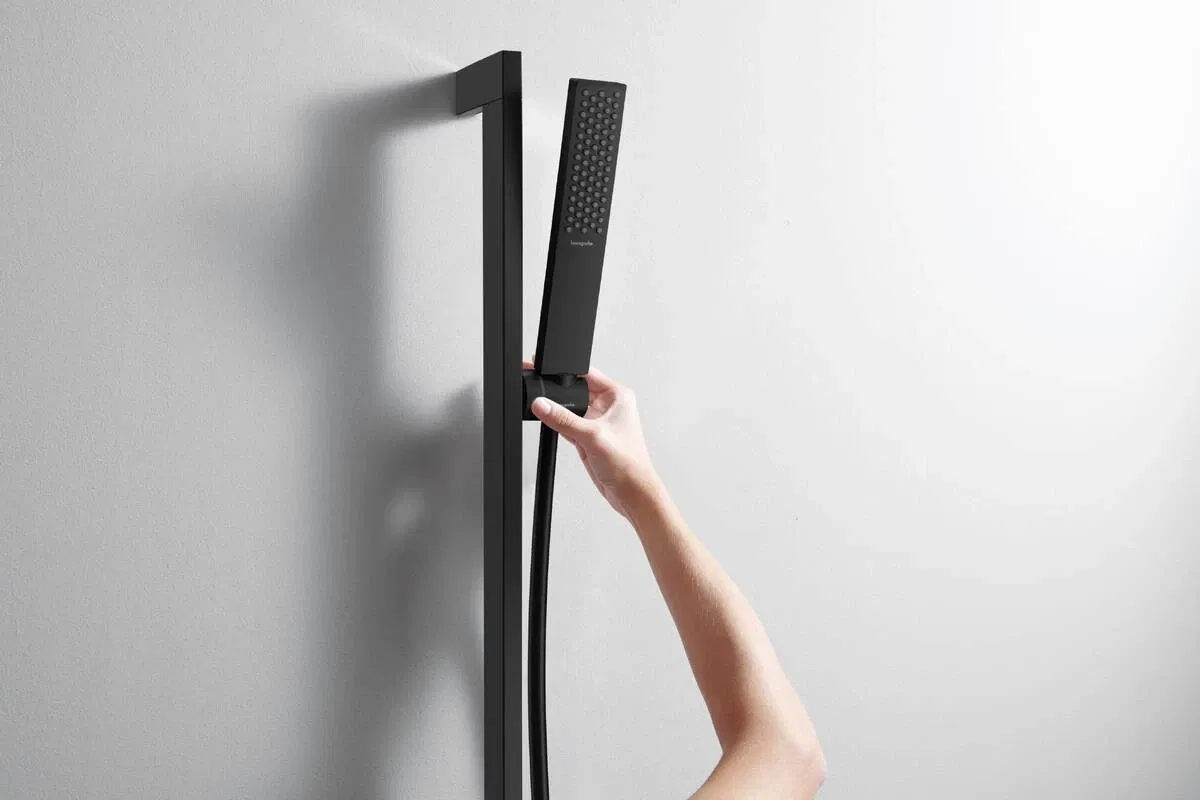 Душовий набір Hansgrohe Pulsify E 100 1jet EcoSmart+ 90 см Matt Black 24381670 ціна 23414 грн - фотографія 2