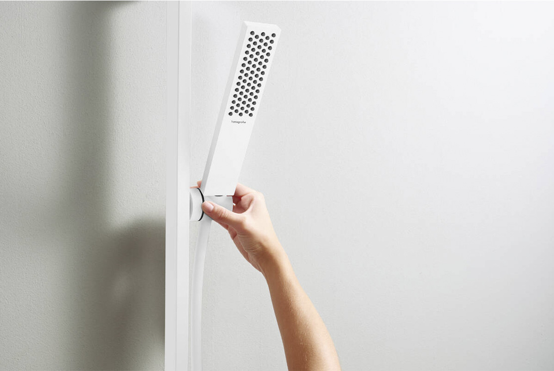 в продажу Душовий набір Hansgrohe Pulsify E 100 1jet EcoSmart+ 90 см Matt White 24381700 - фото 3