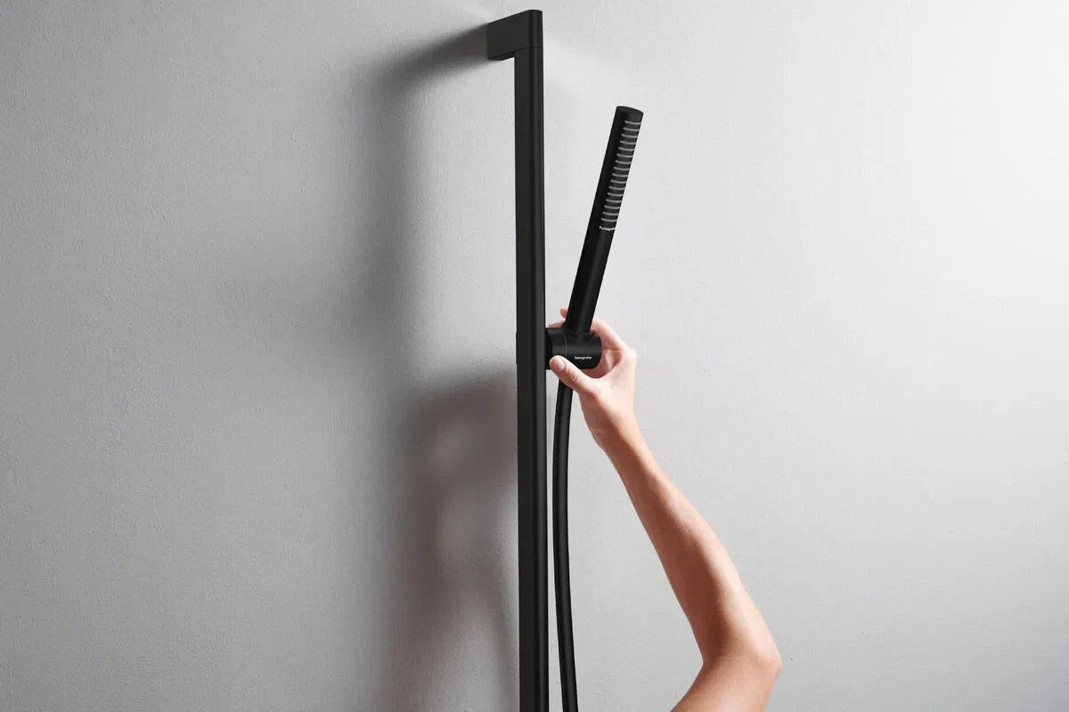 продаємо Hansgrohe Pulsify S 100 1jet EcoSmart 90 см Matt Black 24382670 в Україні - фото 4