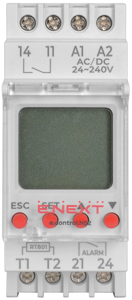 Реле контролю температури E.Next e.control.h02 (i0310017) ціна 1159 грн - фотографія 2