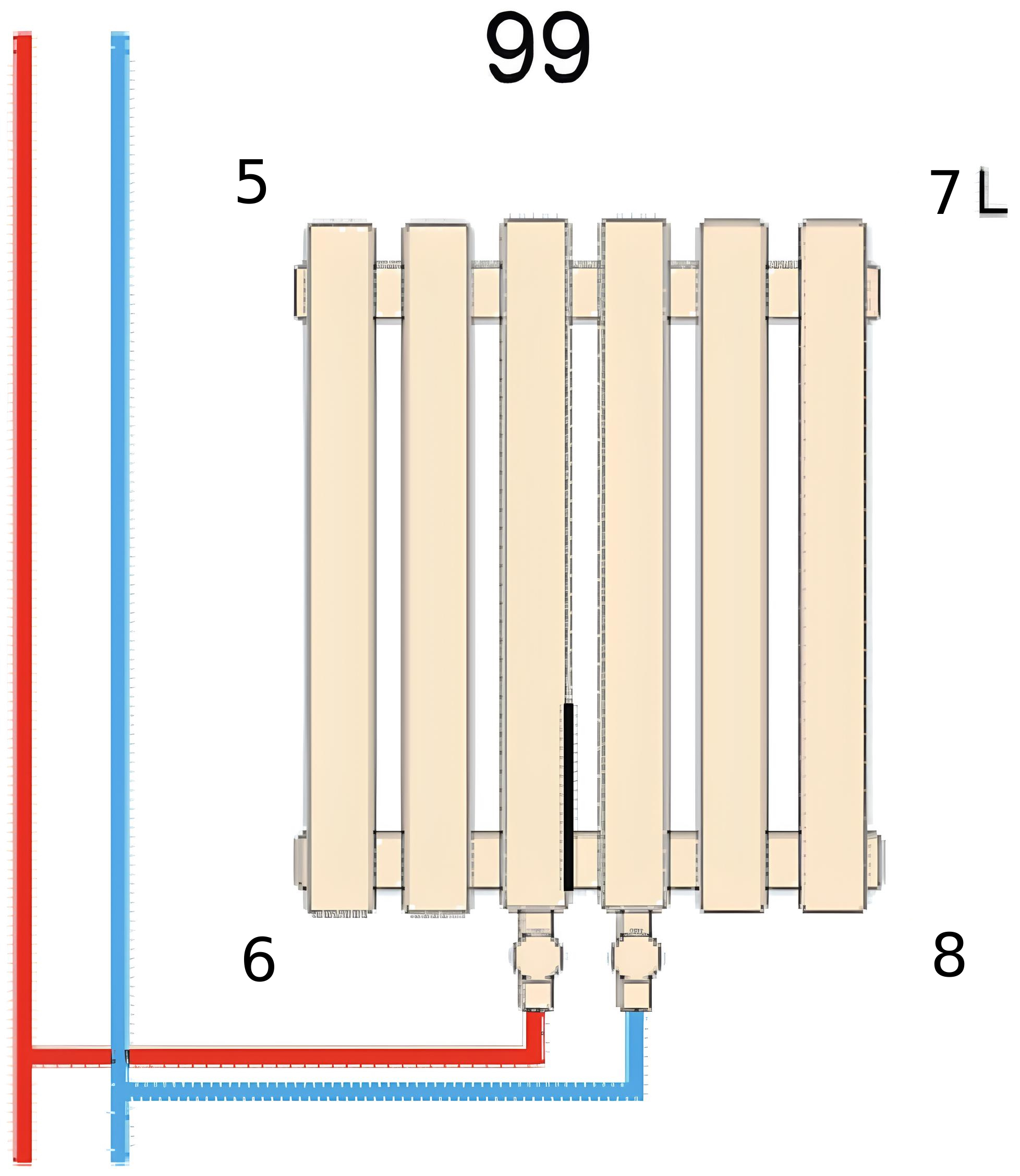 продаємо ArttiDesign Livorno II 3/1800/204/50 чорний матовий (LV II.3.180.20.5.B) в Україні - фото 4