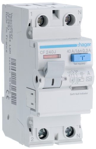 Hager 2P 40A 300mA A (CF240J)