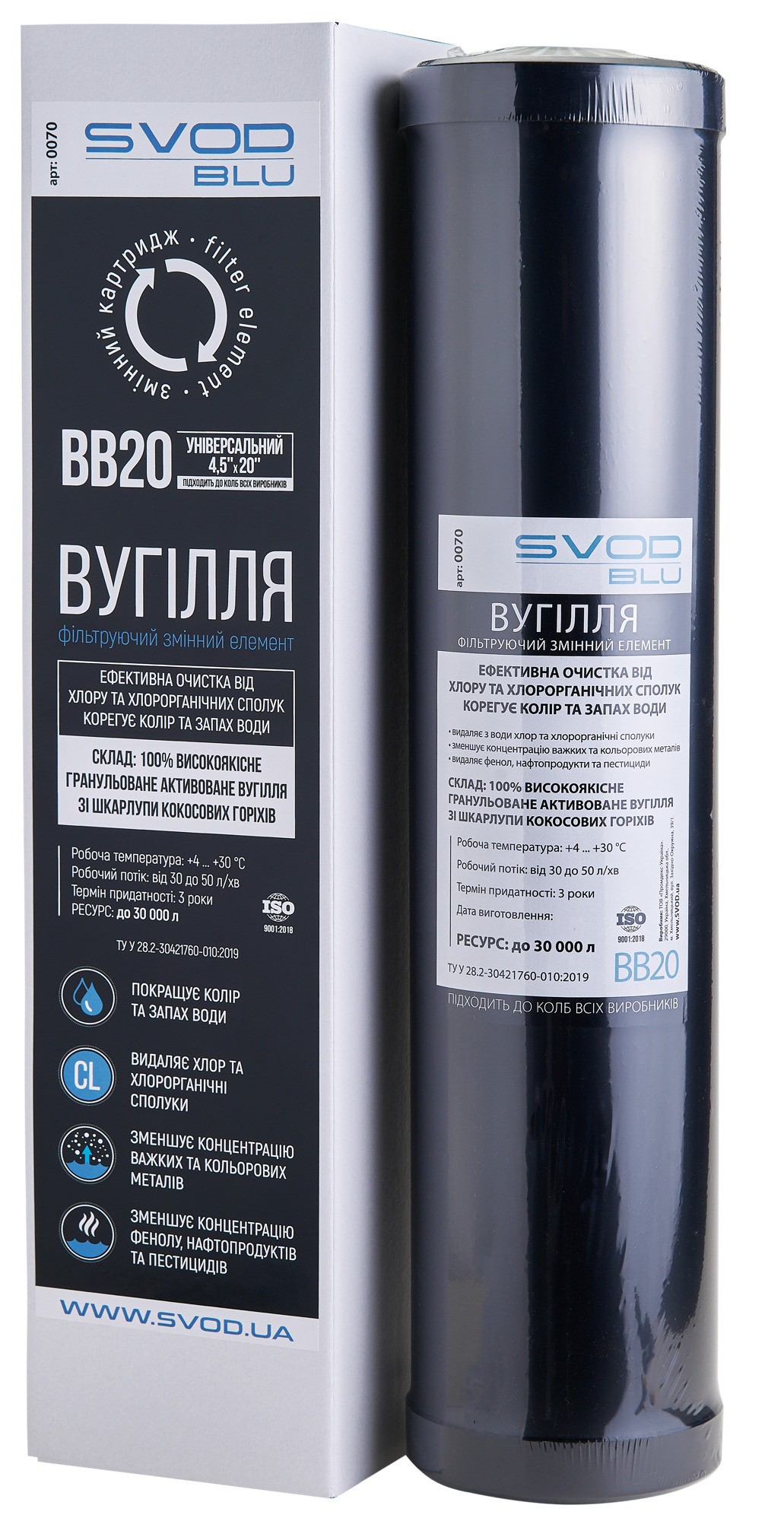 Свод Blu вугілля BB20